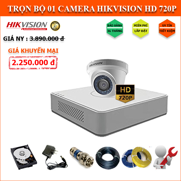 Camera HIKVISION 1 mắt HD720P