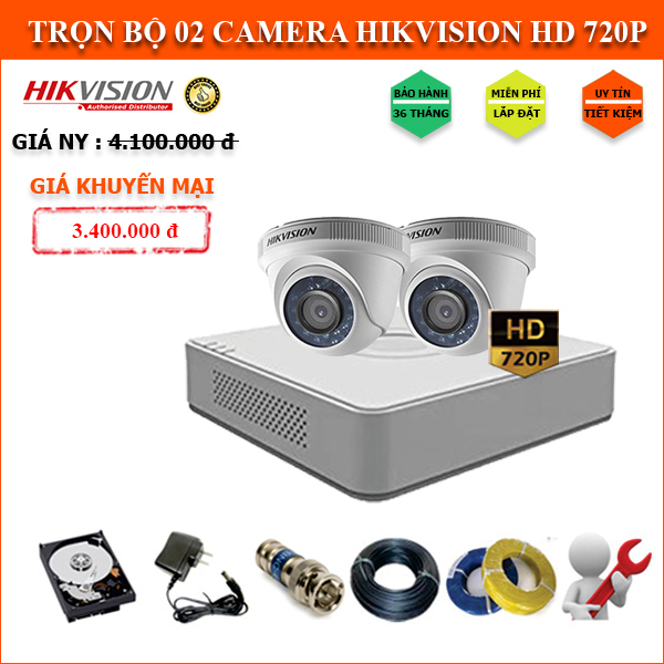 Camera HIKVISION 2 mắt HD720P
