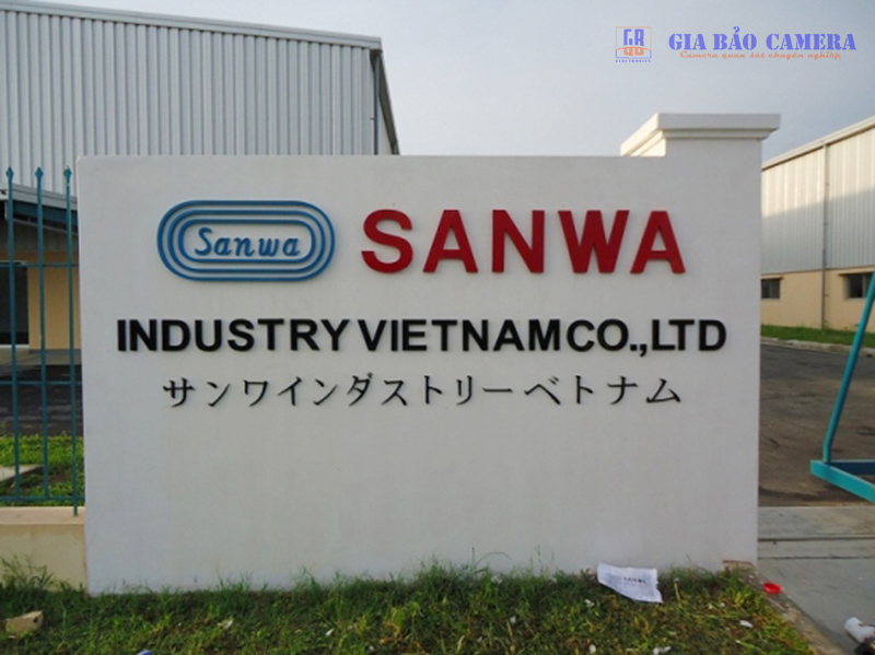 Dự án lắp đặt camera quan sát nhà xưởng - Công ty TNHH SANWA VIỆT NAM